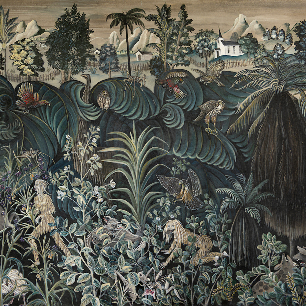 Kerrie Hughes, Utangard, 40 Mile Bush (2019), acrylic on canvas, Courtesy the artist and Bowen Galleries