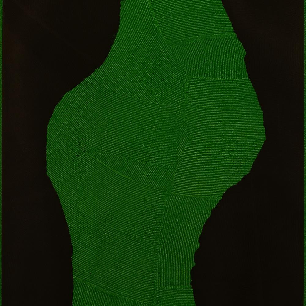 John Drawbridge, The Green Phase 1970, Mezzotint/etching 508 x 307mm, Norman Prior Bequest.