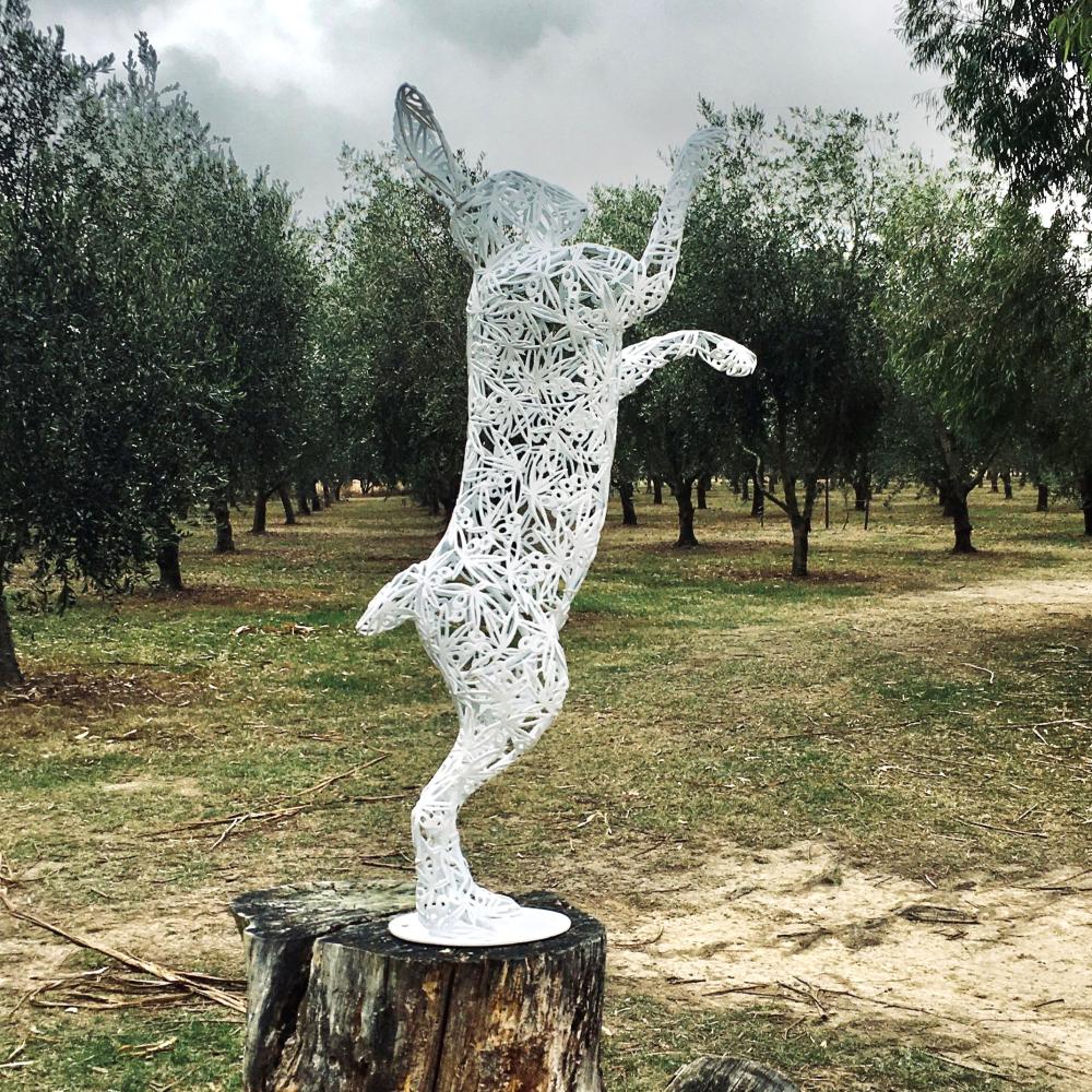 rabbit sculpture