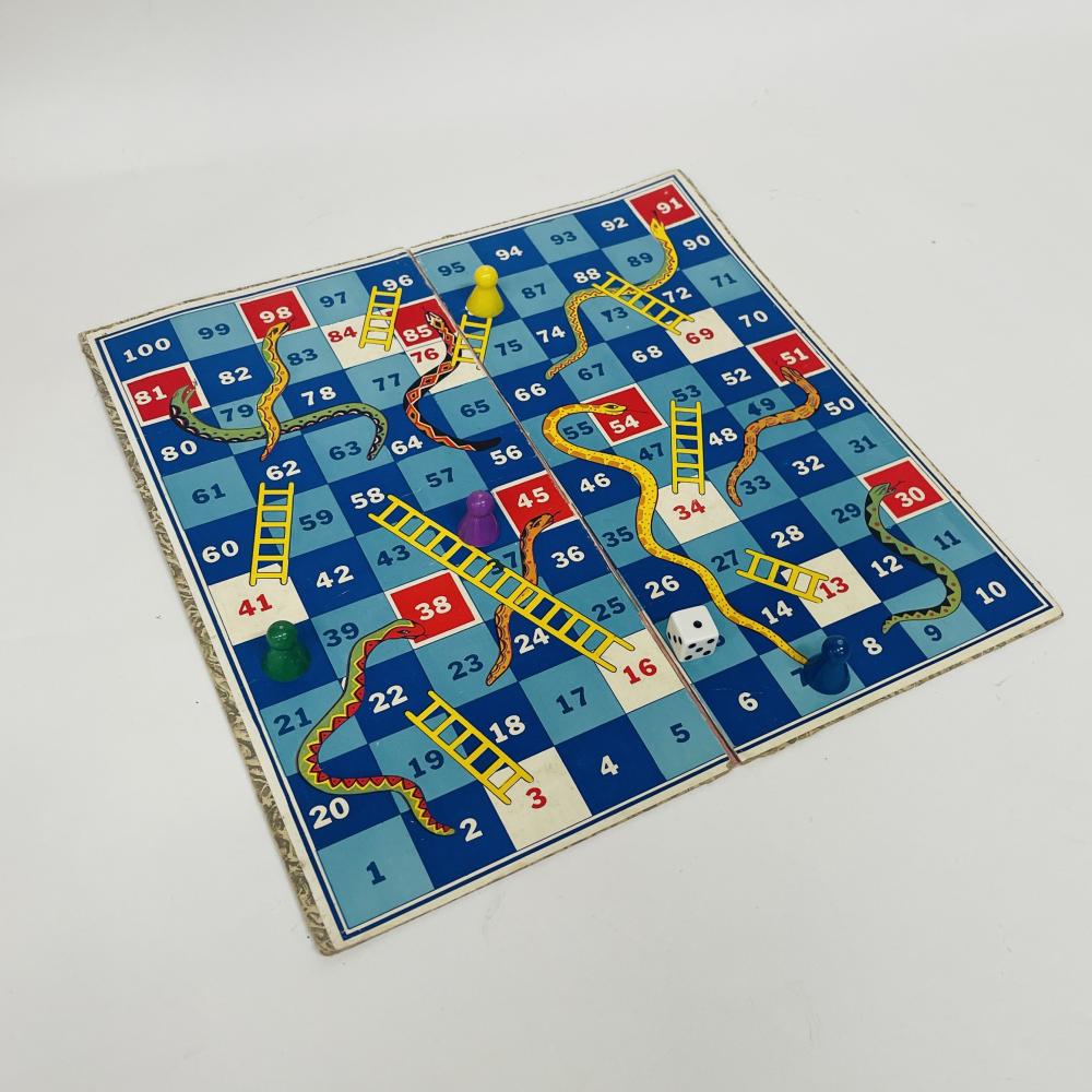 Snakes and Ladders board