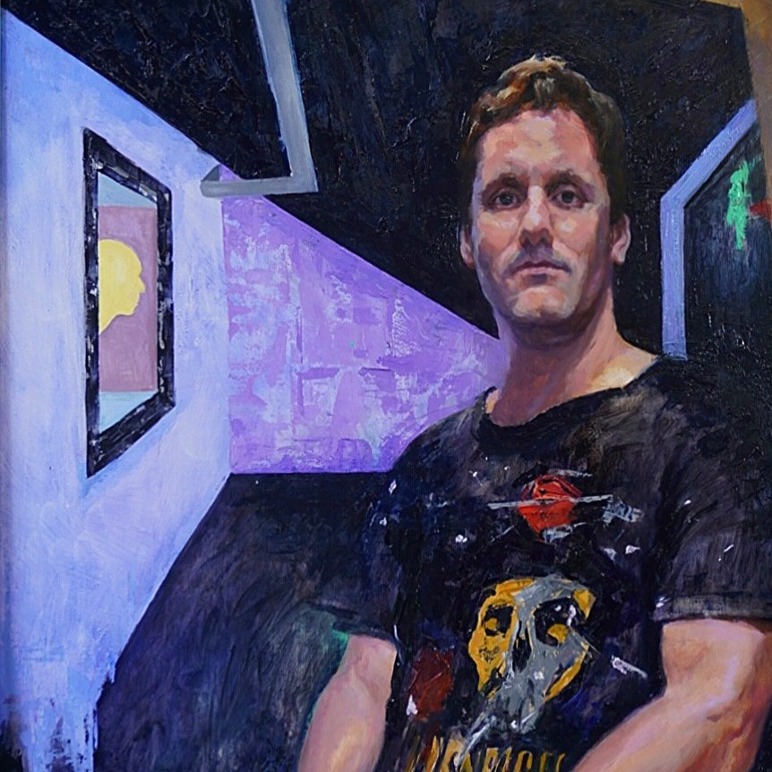 Amit Dutta portrait of Arie Hellendoorn 