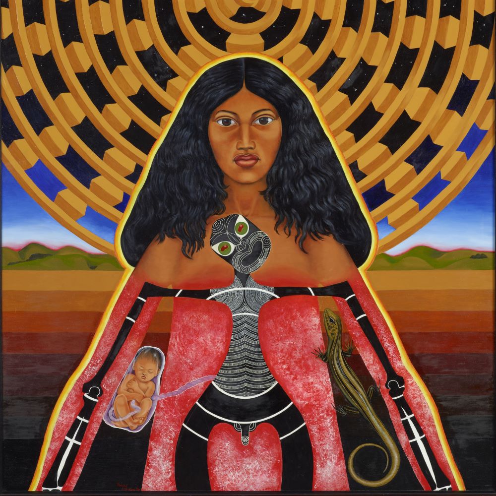 Robyn Kahukiwa, Hinetītama, 1980, Te Manawa Art Society & Te Manawa Museums Trust Collections, Palmerston North 