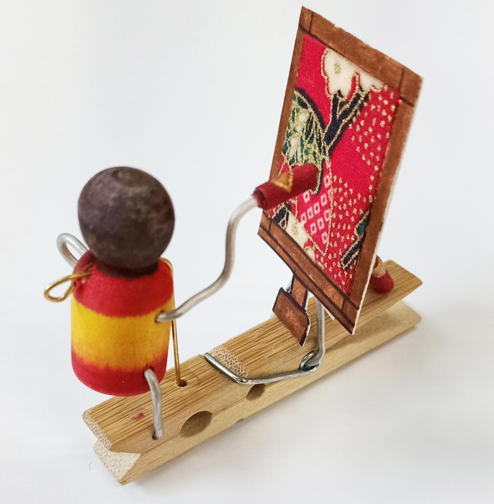 Mame Omacha Peg Doll
