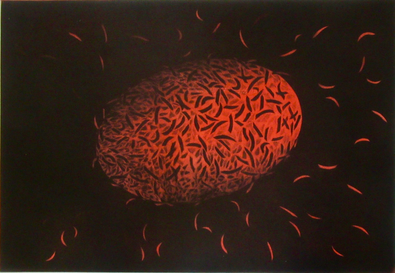 Nan Mulder, Tenderness, Mezzotint