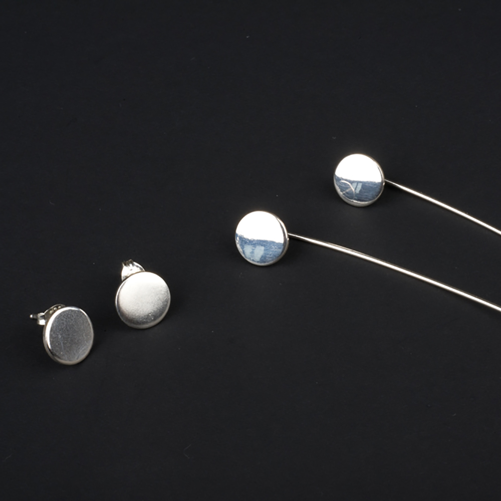 Dot earrings by Francis Kirkham