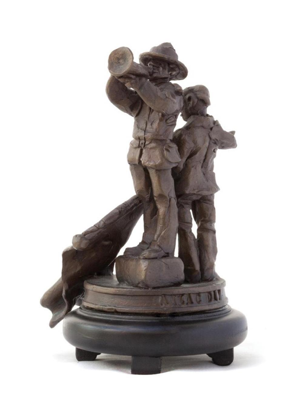 Ken Kendall Bronze sculpture from the ANZAC series Collection of Aratoi Wairarapa Museum of Art and History. Gift of Lady Helen Wilkins.