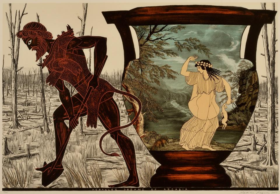 Marian Maguire, Herakles dreams of Arcadia, 2007