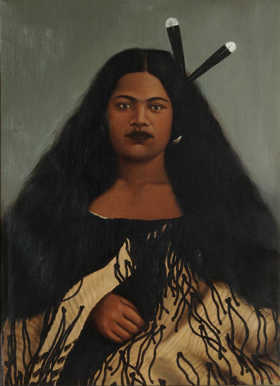 A. von Meyern Te Aitu-o-te-rangi Jury (c. 1880) oil on canvas Collection of Aratoi Wairarapa Museum of Art and History. Gift of Bonsall Oates Budd.